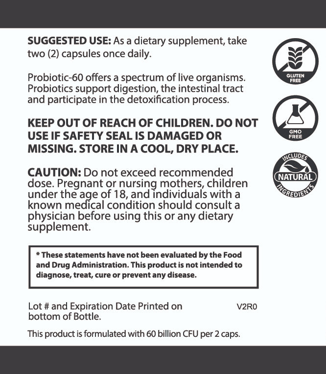 GUT CHECK (✓) Probiotic 60 - In Honor of Thin Gray Line Corrections Heroes