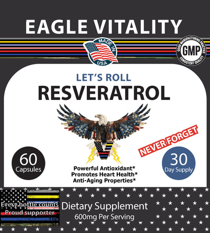 LET'S ROLL Resveratrol - In Honor Of The Heroes Of September 11th